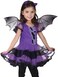 EOZY Girls Bat Vampire Costume Kids Halloween Clothes Animal Cosplay Purple Dress.