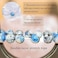 DAZCOLO Handmade Gem Bracelet 7. 5'' Stretch Gemstone 8mm Round Beads Crystals Quartz Unisex'.