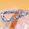 DAZCOLO Handmade Gem Bracelet 7. 5'' Stretch Gemstone 8mm Round Beads Crystals Quartz Unisex'.