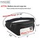 AIKENDO Fanny Pack for Men Women,Crossbody Waist Bag Pack,Belt Bag for Travel Walking Running Hiking Cycling,Easy Carry Any Phone,Wallet, Black, One Size, Fashion.