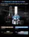 مصابيح ضباب القيادة LED من نوع Fahren H11/H8/H16، 12000 لومن، أكثر سطوعًا بنسبة 400%، بدون مروحة، 6500 كلفن، مصابيح ضباب القيادة بيضاء باردة، سهلة التركيب والتشغيل، مصابيح بديلة للهالوجين للسيارات وال