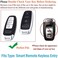 SANRILY Key Case Cover for Audi 2020 2021 Metal Leather Key Shell.