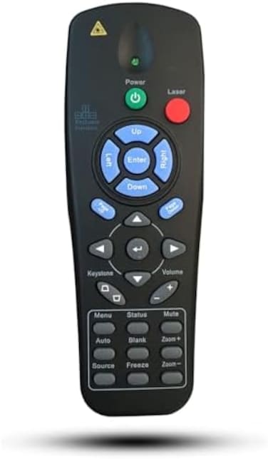 uehba New Projector Remote Control for Promethean UST-P1 UST-P2 PRM-25 PRM-32 PRM-42 PRM-45; Vivitek D825EX D825ES D820MS D825MX D832MX.