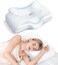 Osteo Cervical Pillow for Neck Pain Relief, Hollow Design Odorless Memory Foam Pillows with Cooling Case, Adjustable Orthopedic Bed Pillow for Sleeping, Contour Support for Side Back Stomach Sleepers.