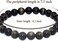 DAZCOLO Handmade Gem Bracelet 7. 5'' Stretch Gemstone 8mm Round Beads Crystals Quartz Unisex'.