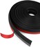 TRUE LINE Automotive 13 Feet Car Front Windshield Strip - Window Door Weather Seal Rubber Stripping - Door Trim Hood Leak Molding Kit - Car Door Seal StripCar Weather Stripping.