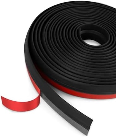 TRUE LINE Automotive 13 Feet Car Front Windshield Strip - Window Door Weather Seal Rubber Stripping - Door Trim Hood Leak Molding Kit - Car Door Seal StripCar Weather Stripping.