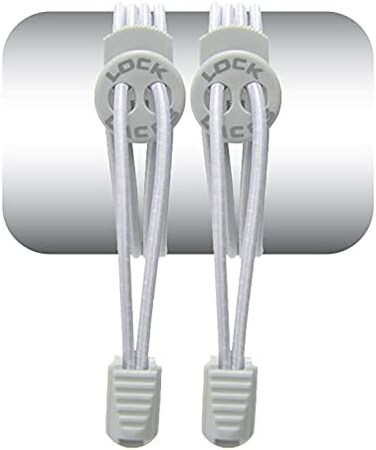 Lock Laces - Elastic No Tie Shoelaces, One Size Fits All, for Kids and Adults, Elastic No Tie Shoe Laces.