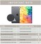 CutebriCase iPad 9th Generation Case, iPad 8th/7th Generation Case, iPad Case 9th Generation,iPad 10. 2 Case Multi-Angle Adjust Stand Auto WakeSleep,Gradient Triangle.