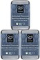 One With Nature Dead Sea Salt Activated Charcoal Soap 4oz 3Pk-Dead Sea Salt for Face and Body Contains Magnesium, Sulfur and 21 Essential Minerals, Soap for Eczema, Plant-based.
