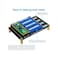 GeeekPi Raspberry Pi Pico Screw Terminal Expansion board,Screw Terminal Block Breakout Module Board With LED for Raspberry Pi Pico.