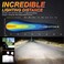مكعبات Auxbeam LED مقاس 3 بوصات بقوة 40 واط، مصابيح LED للطرق الوعرة، شريط إضاءة LED شعاعي 4800 لومن، مصابيح عمل، مصابيح خندق، مصابيح قيادة LED، مصابيح ضباب لسيارات الجيب والشاحنات والمركبات الرباعية