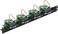 UCTRONICS Ultimate Rack with PoE Functionality for Raspberry Pi 4, 19" 1U Rackmount with PoE HAT, All IO on One Side, OLED Display, Power Switch, and Cooling Fan.