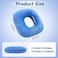 Mistuki Ear Piercing Pillow for Side Sleeping Cnh Pillow with Holes Ear Pain Inflammation Surgery Pressure Sores Relief Protectors Ear Splint Cushions Round Donut Guard.