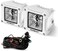 مصابيح Auxbeam البيضاء LED، 3 بوصة 40 واط، مصباح LED مكعب شعاع موضعي للطرق الوعرة 4800 لومن، مصابيح عمل للقيادة على الطرق الوعرة مع حزمة أسلاك DT لسيارات الدفع الرباعي والجيب والقوارب والشاحنات الصغير