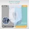 TRIPTIPS Toilet Seat Covers Disposable Travel Pack 60 count｜Faster use-Sticker free｜Waterproof｜XL Disposable Toilet Seat Cover for Adults and Kids, Individually for Public Restroom/Airplane/Outdoors.