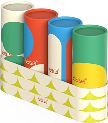 HOMELIA Car Tissue Box - Round Cylinder Holder for Travel - Replacement for Kleenex.