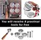 NEOUZA 51mm Bottomless Portafilter Compatible with De'Longhi La Specialista Coffee Espresso Machine EC9335 9155 9355 9665.