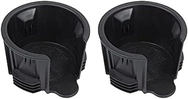 RLB-HILON Central Console Cup Holder Insert Compatible with Land Rover Range Rover/Range Rover Sport / LR3 / LR4 LR021330 (2 Pieces.