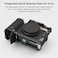 قفص SmallRig الكامل مع مقبض جانبي من السيليكون لكاميرا Sony A7C، يأتي مع فتحات تحديد المواقع لكاميرات ARRI، ولوحة تحرير سريعة لتركيب Arca و Cold Shoe - 3212B.