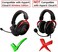 weishan Microphone Replacement for Kingston HyperX Cloud II Wireless Gaming Headset, Detachable Mic Boom with LED Mute Indicator on PC PS5 PS4 Xbox Series X/S.