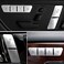 Jaronx Compatible with Mercedes Benz Door Lock Button Cover and Seat Memory Button Cover Sticker Door Button Covers for B-Class W246,C-Class W204,E-Class W212,ML W166,CLA,GLK X204,GL X166,CLS (12PCS.