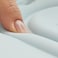 Frida Baby Soft Sink Baby Bath Easy To Clean Baby BathtubBath Cushion That Supports Baby's Head, White.