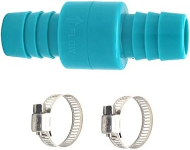 صمام فحص Aincix مقاس 3/4 بوصة، صمام فحص مضخة تصريف مياه القارب مقاس 3/4 بوصة، صمام أحادي الاتجاه مدمج مقاس 3/4 بوصة، صمام عدم رجوع أخضر مقاس 3/4 بوصة.