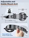 eSamcore iPad Holder for Car, Dashboard Tablet Holder for Car Suction Cup Tablet Car Mount with Large Clamp for All 6"-11" Apple iPad Samsung Galaxy Tab Tablet.