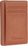 Travelambo Front Pocket Minimalist Leather Slim Wallet RFID Blocking Medium Size.