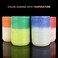 AMOLEN 3D Printer Filament Bundle, PLA Filament 1. 75mm Bundle,Color Change with Temperature Filament, 3D Printing Filament/- 0. 03mm, Green/Blue/Red/Orange, 200g X 4 Spools Pack.