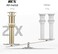 KES Sink Drain Without Overflow Bathroom Pop Up Drain Assembly Stopper Vessel Sink Brushed Gold All Metal Rustproof Brass and 304 Stainless Steel, S2008D-BZ.