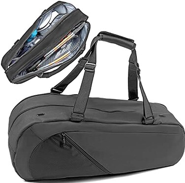 Athletico Tennis Bag and Racketball Bag - Tennis Bags for Women and Men to Hold Tennis Racket, Racquetball Racket, Pickleball Paddles and Other Equipment or Gear.