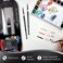 Silver Brush Limited WC-3204s Black Velvet Watercolor Round Set, Set of 3, Sizes 0, 2, and 4 Round Paintbrushes, Short Handle.