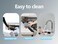 ddLUCK Silicone Stove Counter Gap Cover, 2 Pack 25 inch Heat Resistant Kitchen Stove Counter Silicone Gap Filler Cover Seals Spills Between Counter Stovetop Oven Washer Dryer and Washing Machine.