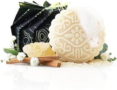 Viori Shampoo Bar, Hidden Waterfall - Handcrafted with Longsheng Rice WaterNatural Ingredients - Sulfate-free, Paraben-free, Cruelty-free, Phthalate-free, pH balanced 100% Vegan, Zero-Waste.