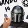 RoomMates RMK4889GM Mandalorian in Beskar Peel and Stick Decals, Brown, Gray, Black.