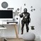 RoomMates RMK4889GM Mandalorian in Beskar Peel and Stick Decals, Brown, Gray, Black.