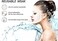 Maitys 5 Pieces Reusable Silicone Facial Mask Facial Mask Cover Silicone Skin Mask Reusable Moisturizing Face Silicone Face Wrap for Sheet Prevent Evaporation Masks Face Care Tool (Clear.