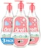 Dreft Baby, Bottle and Dish Soap, Removes Milk FilmOdor, Plant Based, Fragrance Free, 18 Fl Oz (Pack of 3, 54 Total Ounces.