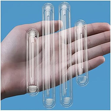 leuapl Anti-Collision Bumper Guard Protector Clear Strips, Adhesive Bumpers for Furniture, CabinetsWall Protector, Universal Car Door Edge Guards, Reusable Transparent Airbag Cushioning, 4PCS.