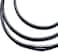 IOYYIO Flexible Waterproof Braided Leather Necklace Cord chain for Men Women, Durable Rope Chain for pendant, 16" 18" 20" 22" 24" 26" 28" 30" 32" (Gift Box.