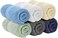 White Classic Luxury Hand Towels for Bathroom-Hotel-Spa-Kitchen-Set - Circlet Egyptian Cotton - 16x30 Inches - Set of 6 (Multi.