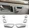 Moonlinks Mercedes Benz Chromed-Plated Door Seat Adjustment Button Stickers,Seat Adjust Buttons Stickers for B-Class W246,C-Class W204,E-Class W212,ML W166,CLA W117,GLK X204,GL X166,CLS W218(6 PCS.