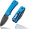 CIVIVI Baby Banter Pocket Folding Knife for EDC, 2. 34" Blade Small Knife with Titanium Thumb Stud Opener C19068S-3 (Blue.