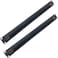 JINGCHENGMEI JCM-19NA Jingchengmei 2 Pack 1U Cable Manager Panel with Brush Server Rack Wire Management System for Cable Entry for 19in Rack,Black.