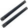 JINGCHENGMEI JCM-19NA Jingchengmei 2 Pack 1U Cable Manager Panel with Brush Server Rack Wire Management System for Cable Entry for 19in Rack,Black.