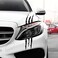 ARAWARA Car Stickers Reflective Monster Claw Scratch Marks Headlight Bumper Sticker Waterproof Decal (White.