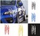 ARAWARA Car Stickers Reflective Monster Claw Scratch Marks Headlight Bumper Sticker Waterproof Decal (White.