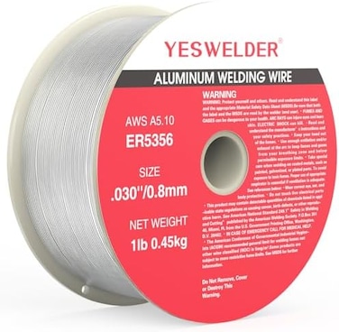 YESWELDER Magnesium Aluminum Welding Wire ER5356. 030-Diameter, 1-Pound Spool.
